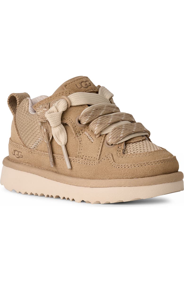 UGG<sup>®</sup> Kids' Lo Lowmel Sneaker, Main, color, Mustard Seed