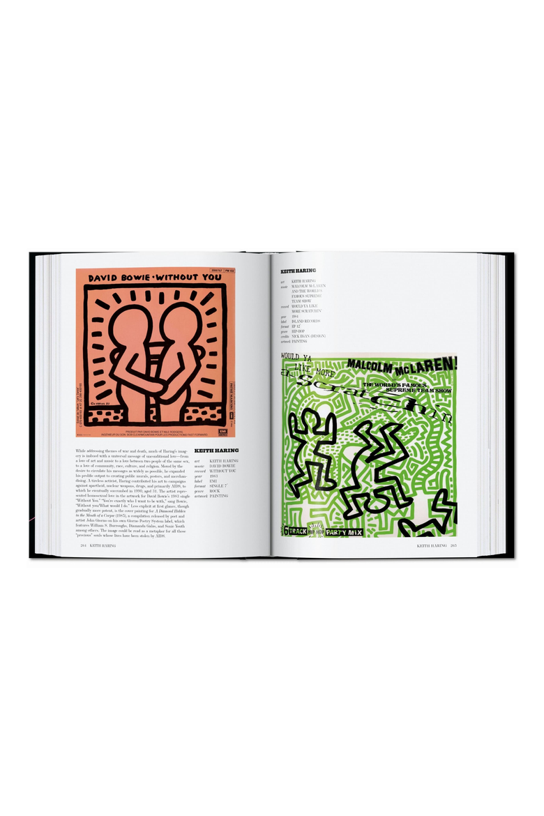 Art Record Covers 45th Edition Book, Alternate, color, Black