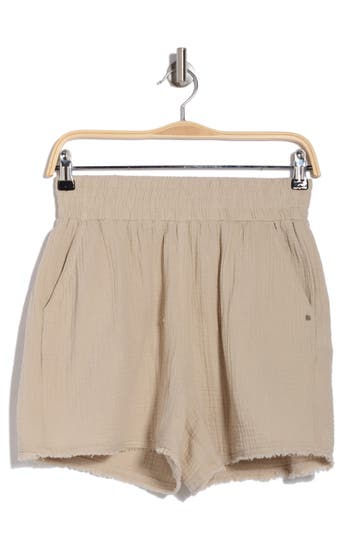 DKNY JEANS DKNY JEANS COTTON GAUZE SHORTS
