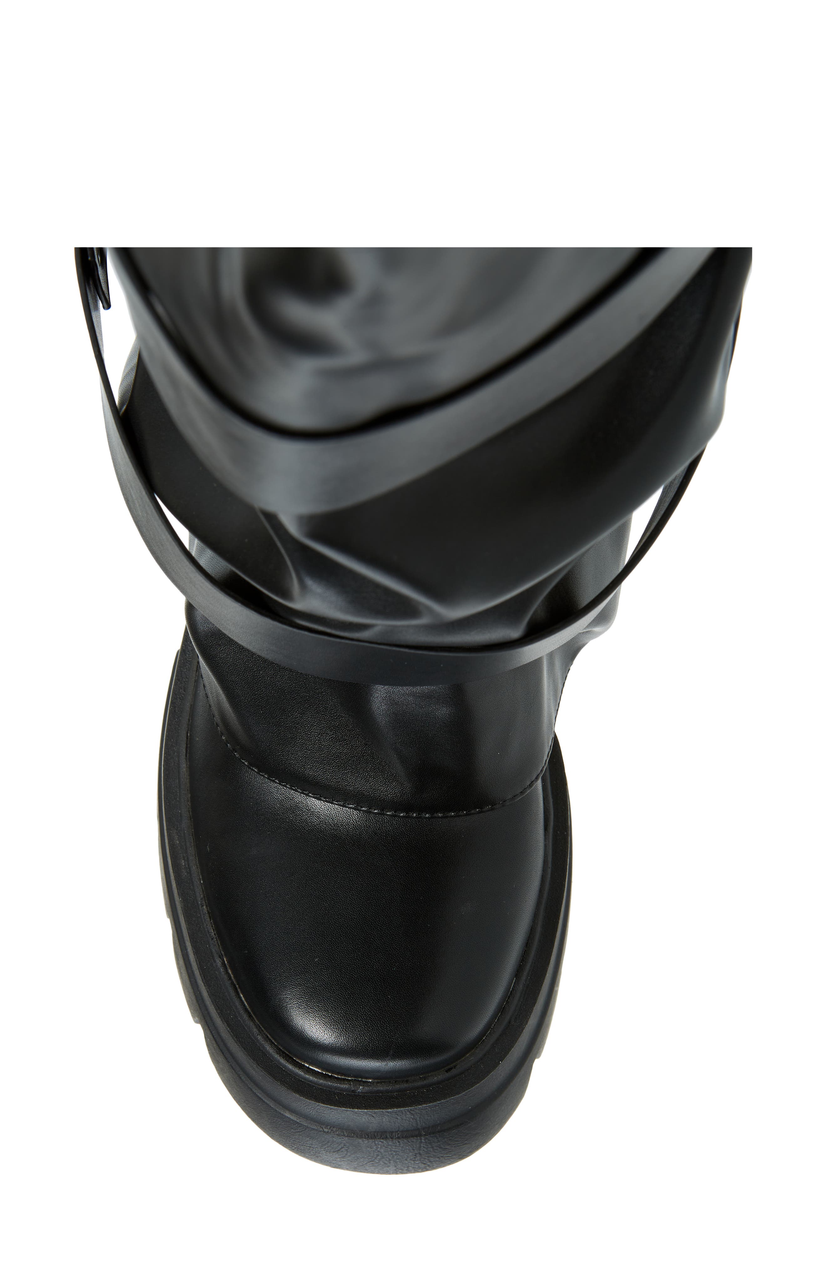 AZALEA WANG Charna Lug Sole Knee High Boot, Alternate, color, 