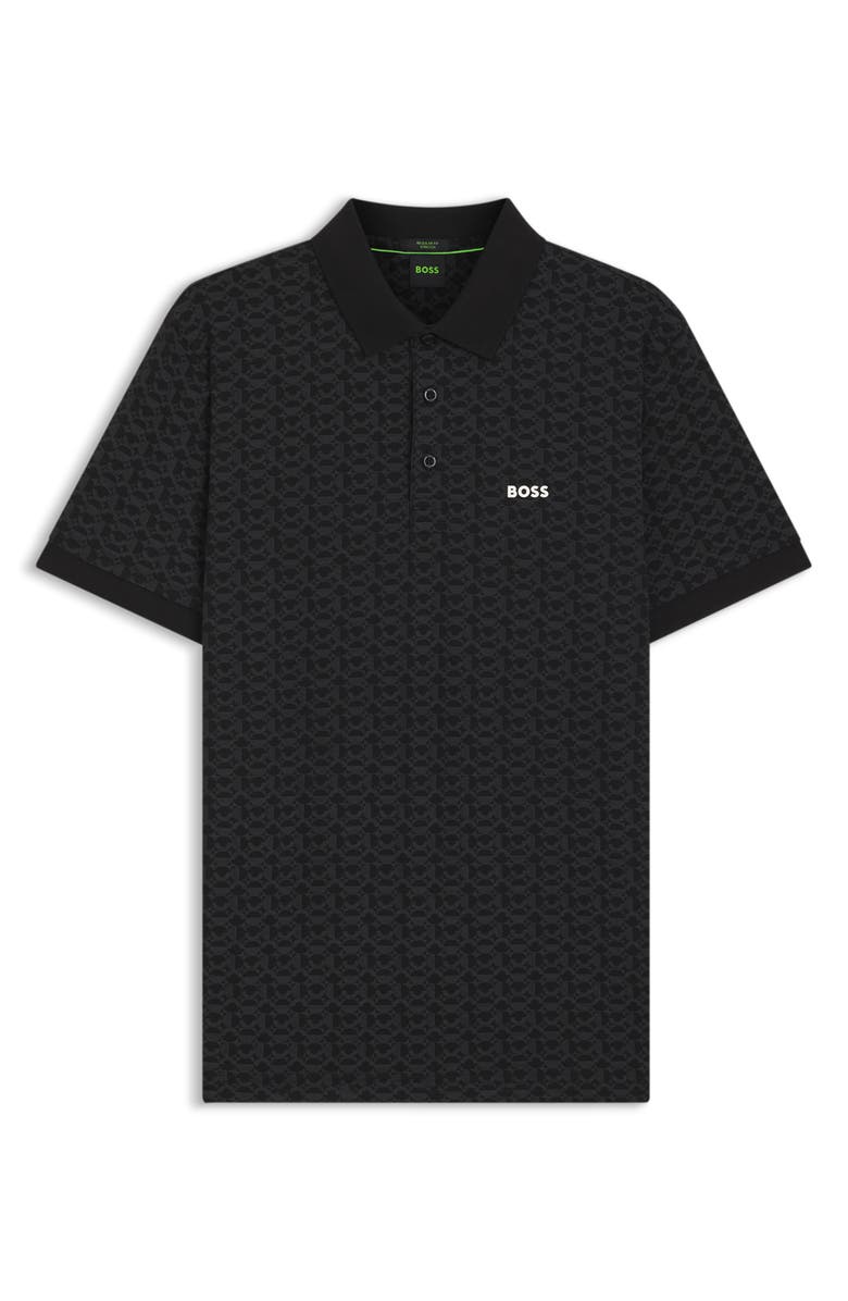Paddy Geo Print Cotton Polo