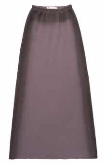 HONOR THE GIFT Spray Cotton French Terry Maxi Skirt