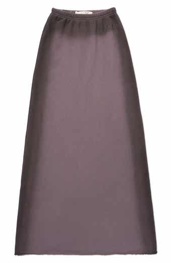 HONOR THE GIFT Spray Cotton French Terry Maxi Skirt