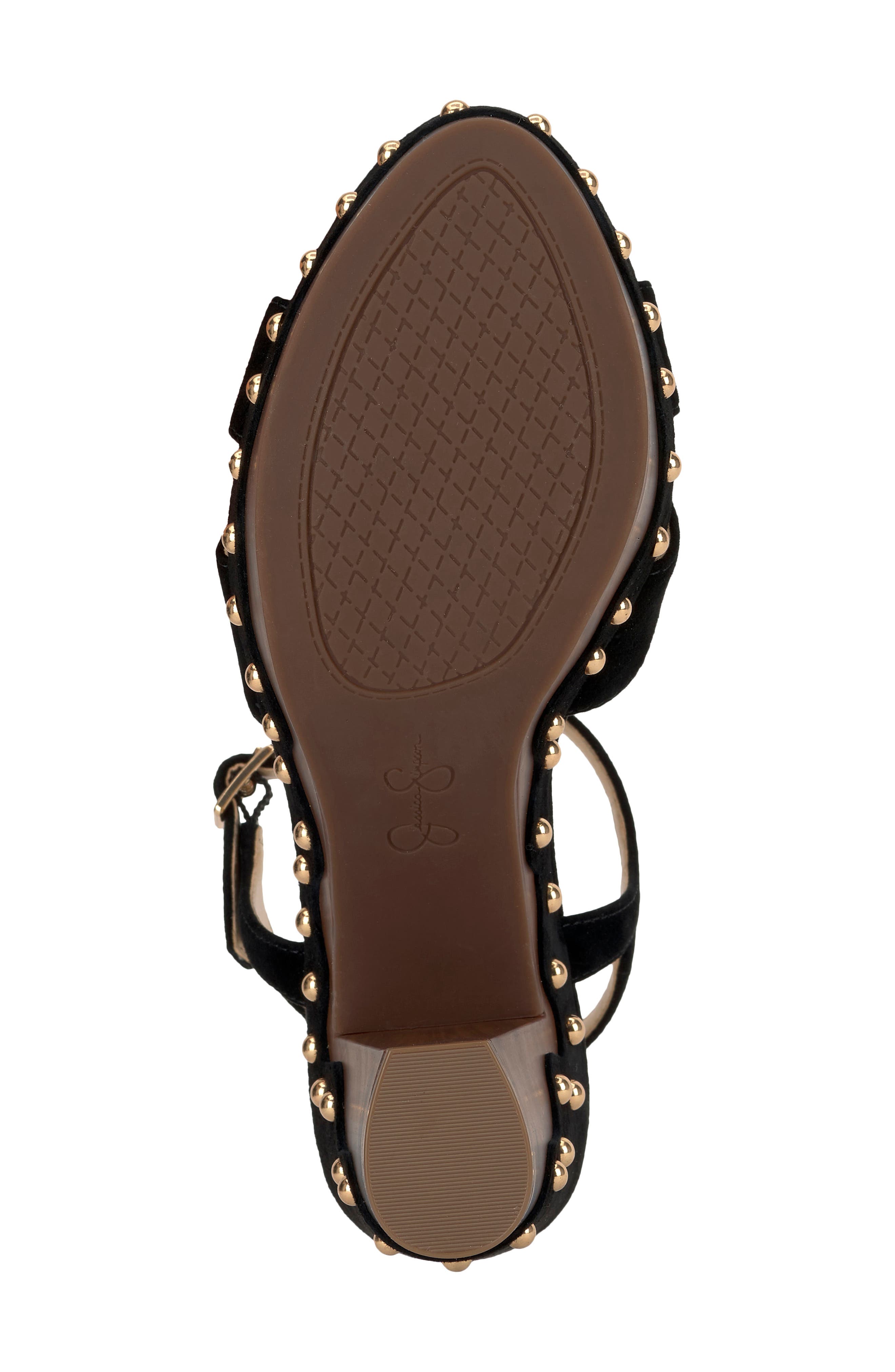 Jessica Simpson Samintia Ankle Strap Platform Sandal, Alternate, color, Black