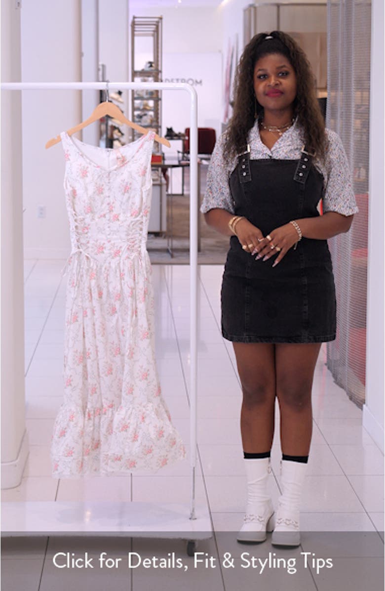 Sienna Floral Print Midi Dress, sales video thumbnail