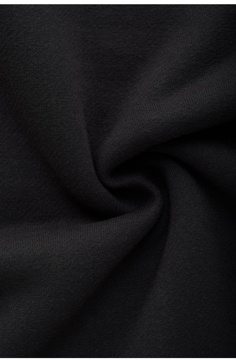 Wolf Vs. Goat (WvG) Cotton Fitted Crewneck Sweatshirt, Alternate, color, Black