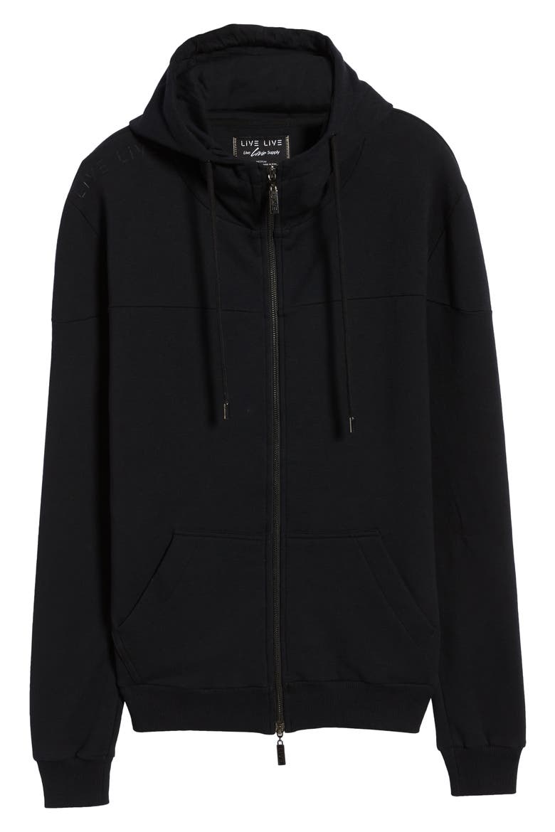 East New York Full Zip Hoodie, Alternate, color, BLACKOUT