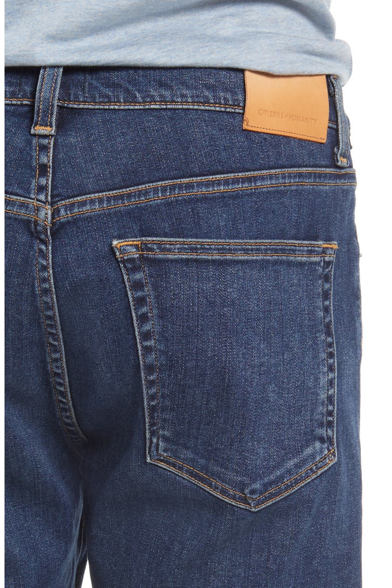 Men's London Tapered Slim Fit Jeans, Alternate, color, DUKE DARK INDIGO