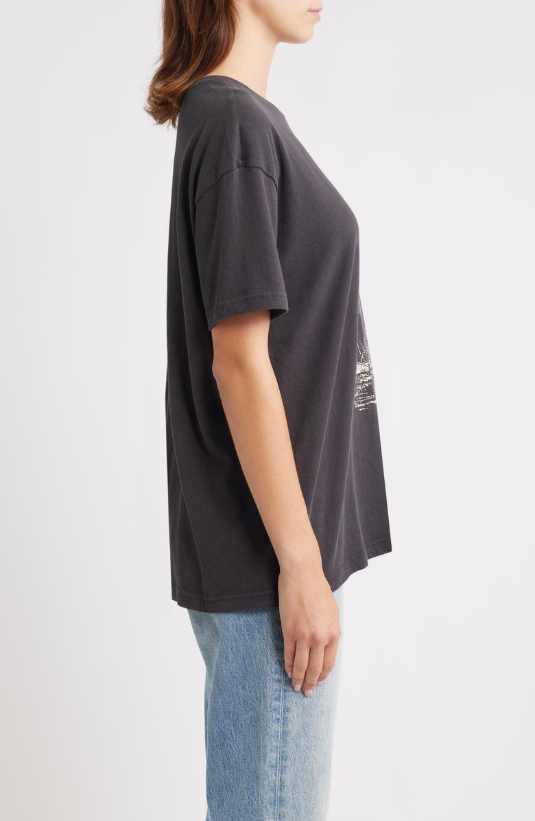 Hurley Fair Winds Relaxed Fit Graphic T-Shirt, Alternate, color, Off Black