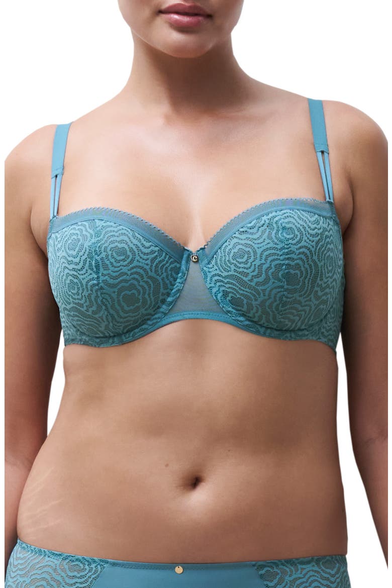 C Jolie Underwire Demi Bra, Main, color, CLOUDY