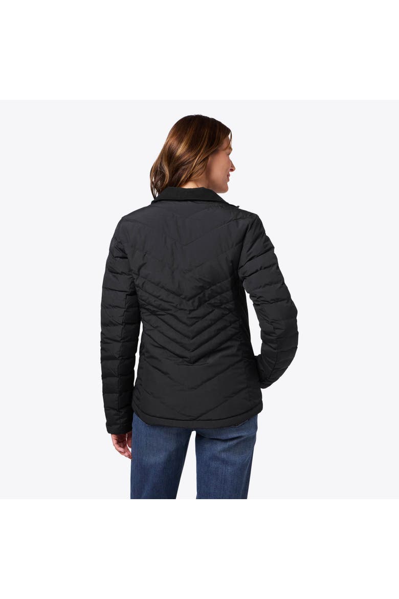 Crest Natural Down Heated Jacket, Alternate, color, Black