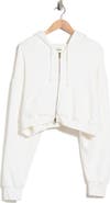 Elwood Crop Organic Cotton Zip Hoodie