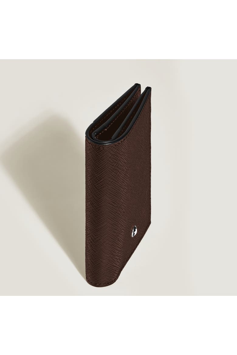 Sartorial Leather Mini Wallet 4cc, Alternate, color, EBONY
