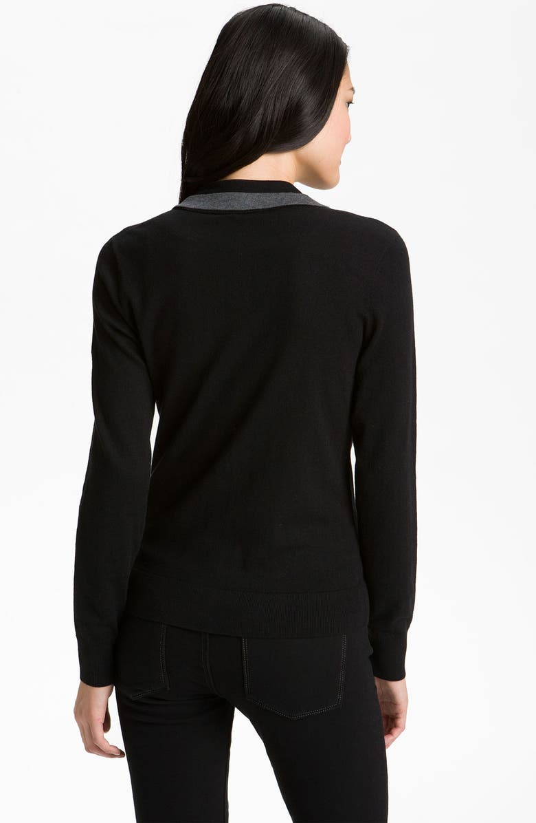 Halogen<sup>®</sup> Tipped Sweater Blazer, Alternate, color, 