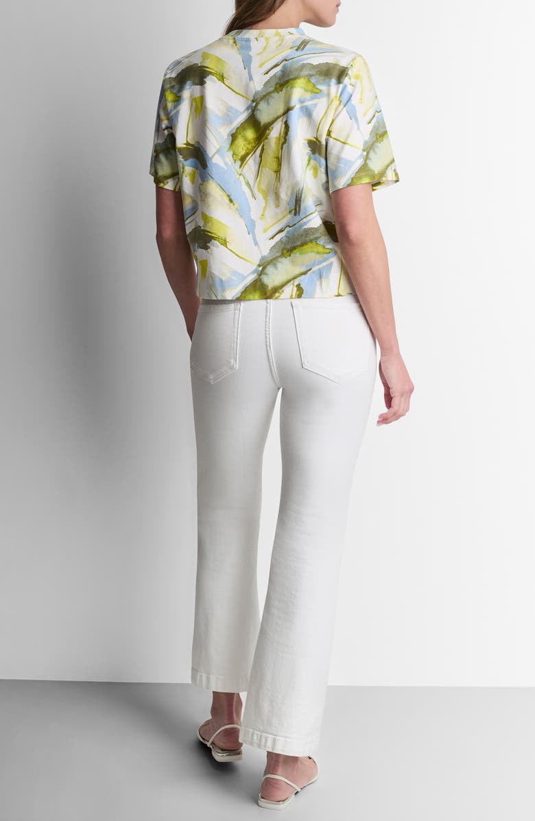 DKNY Studded Logo T-Shirt, Alternate, color, March Watercolor