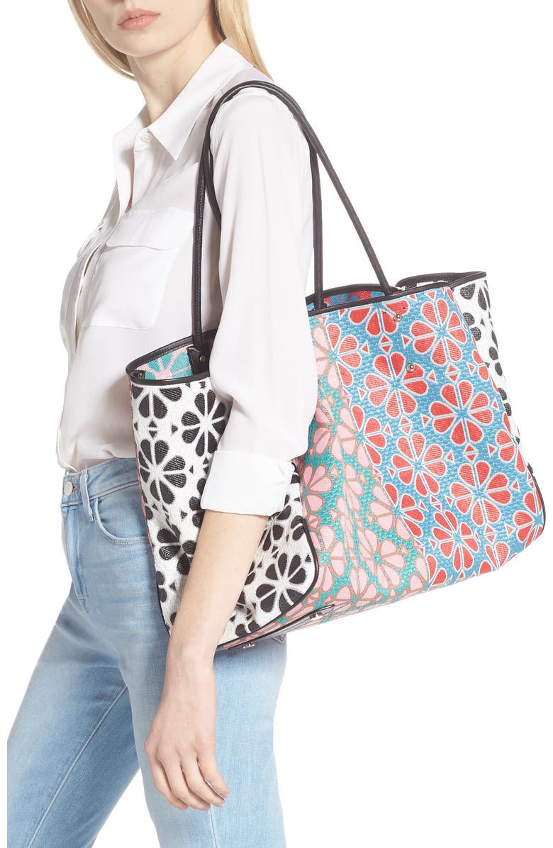 Kate Spade New York large everything spade floral tote, Alternate, color,