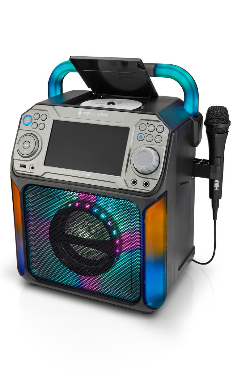 Singing Machine Groove Cube Cube XL Karaoke Player, Alternate, color, 
