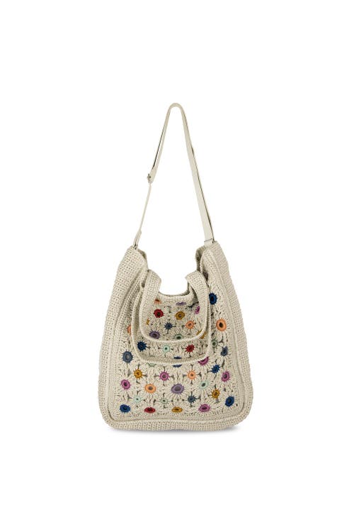 The Sak Lanie Market Tote Bag In Natural Multi Flower