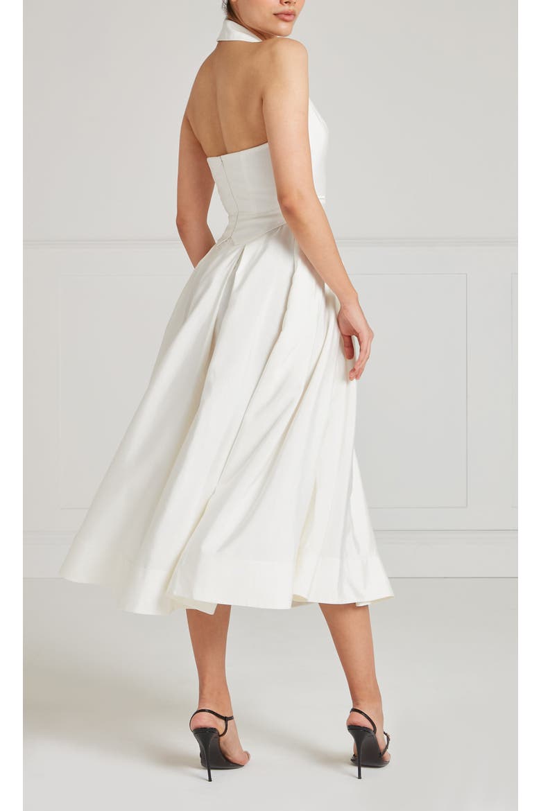 Elodie Halter Dress, Alternate, color, Ivory