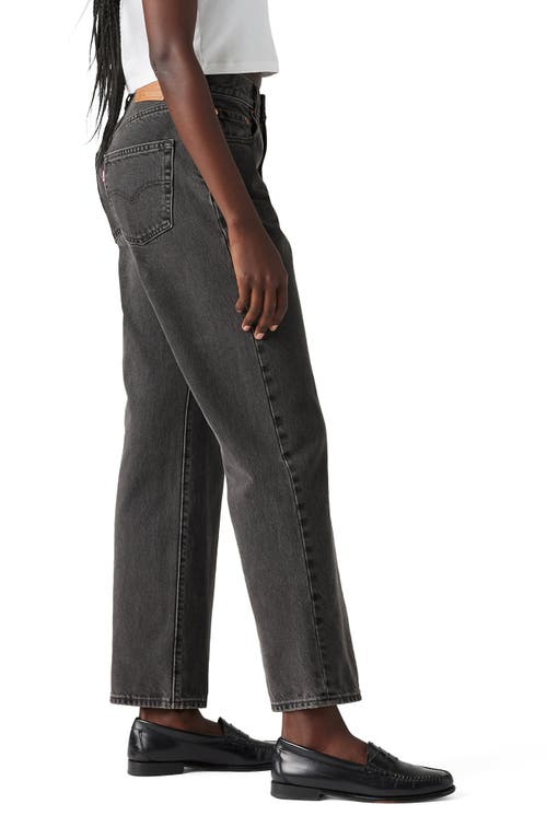 Levi's 501 90s High Rise Straight Ankle Jeans In Smooth Operator In Gray