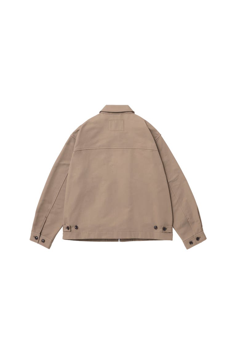 Zip Up Jacket, Alternate, color, Khaki