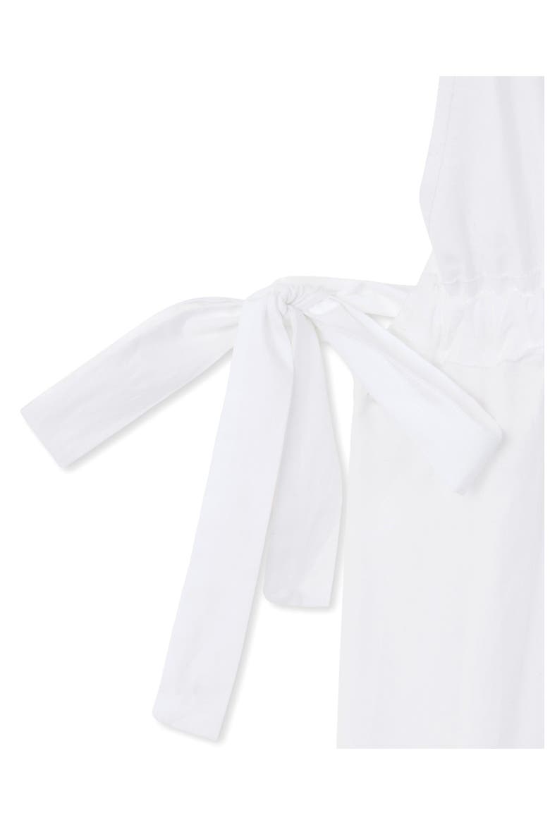 Afef Deep V-Neck Dress, Alternate, color, Ecru