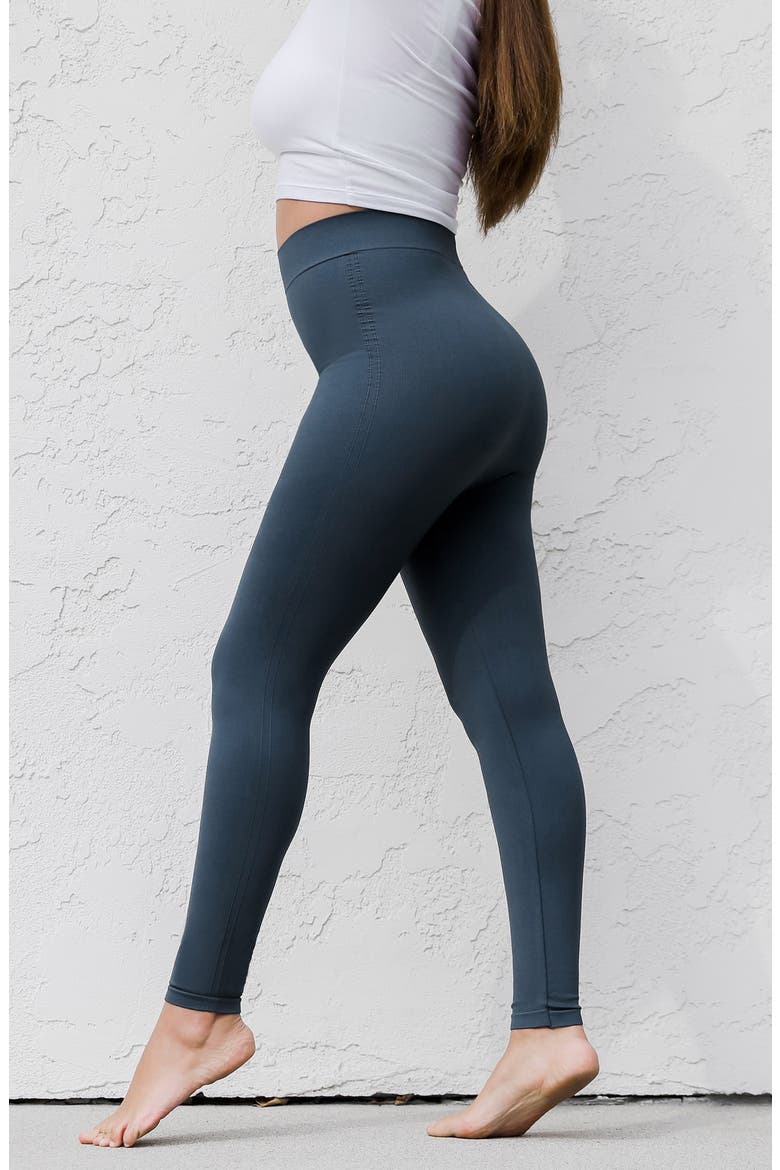 Everyday High Waist Postpartum/Nursing Leggings, Main, color, STORM