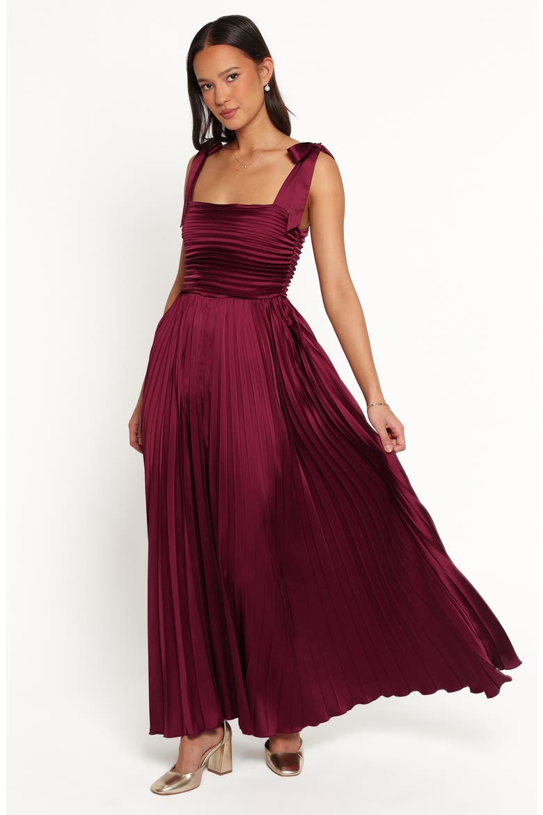 Beaumont Maxi Dress, Alternate, color, WINE