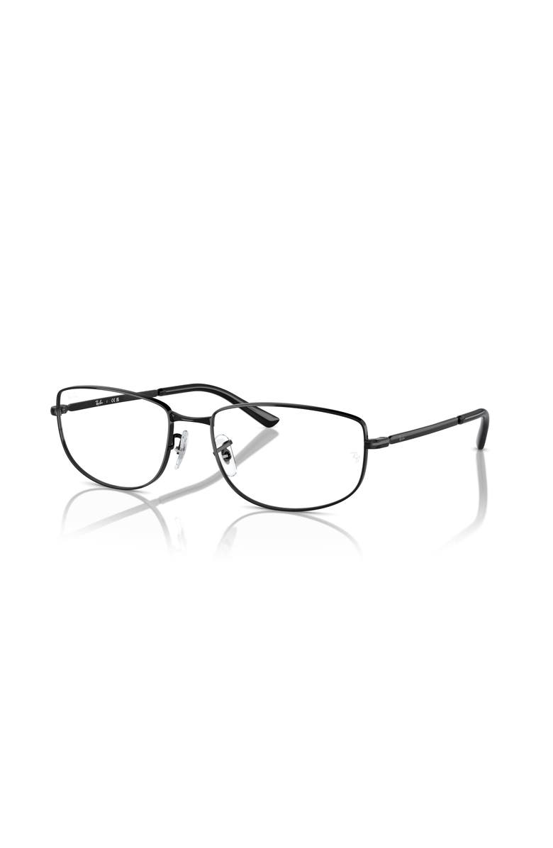Ray-Ban 54mm Irregular optical glasses, Main, color, Black