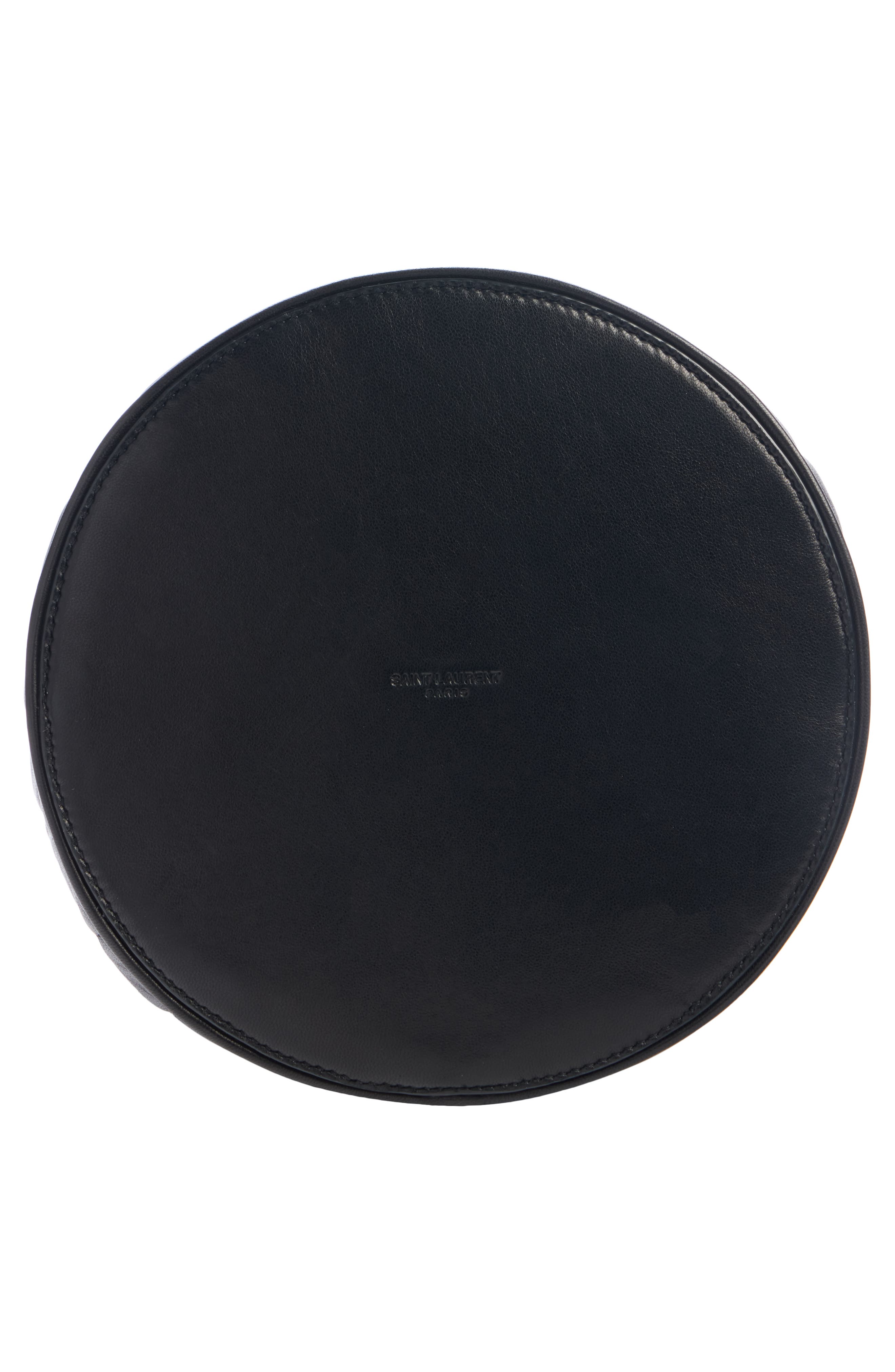 Saint Laurent Medium Quilted Leather Bucket Bag, Alternate, color, 