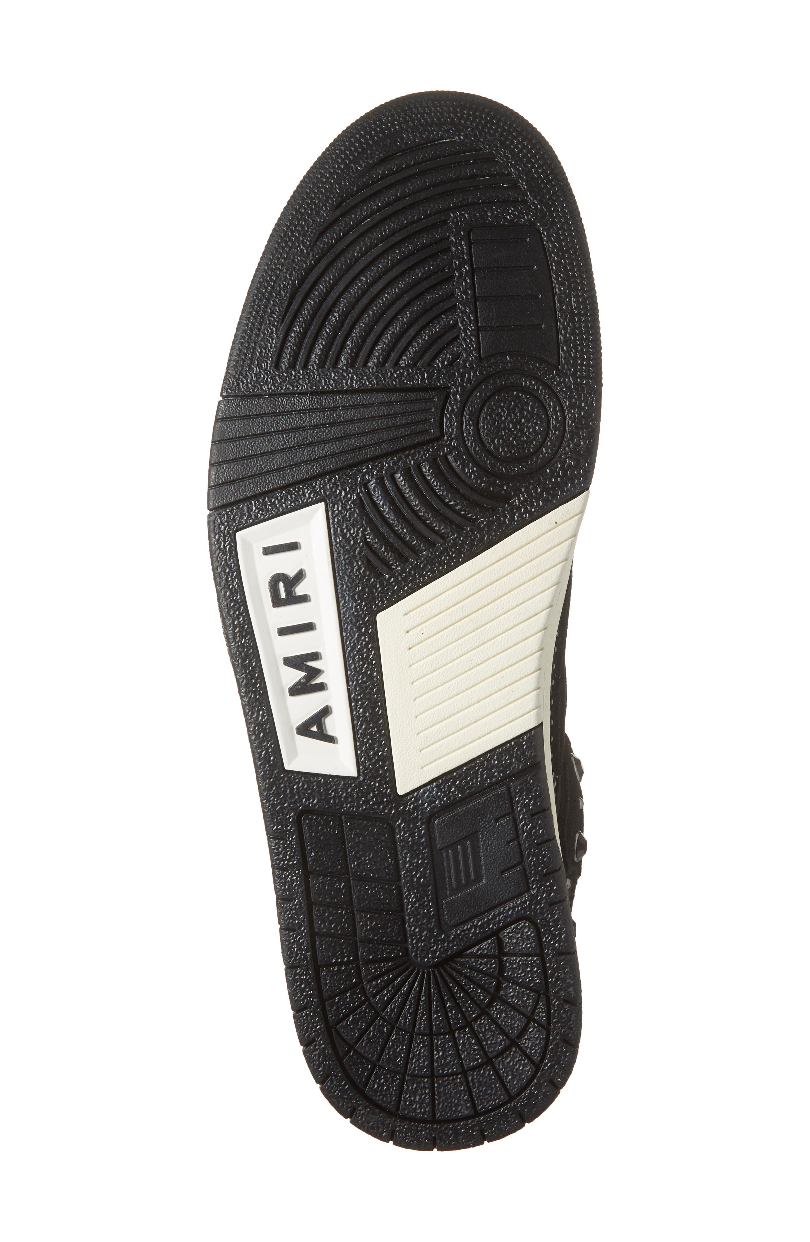 AMIRI Crystal Studded Skel Low Top Sneaker, Alternate, color, Black