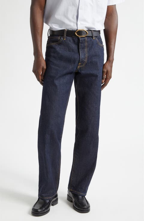 Selvedge Straight Leg Jeans