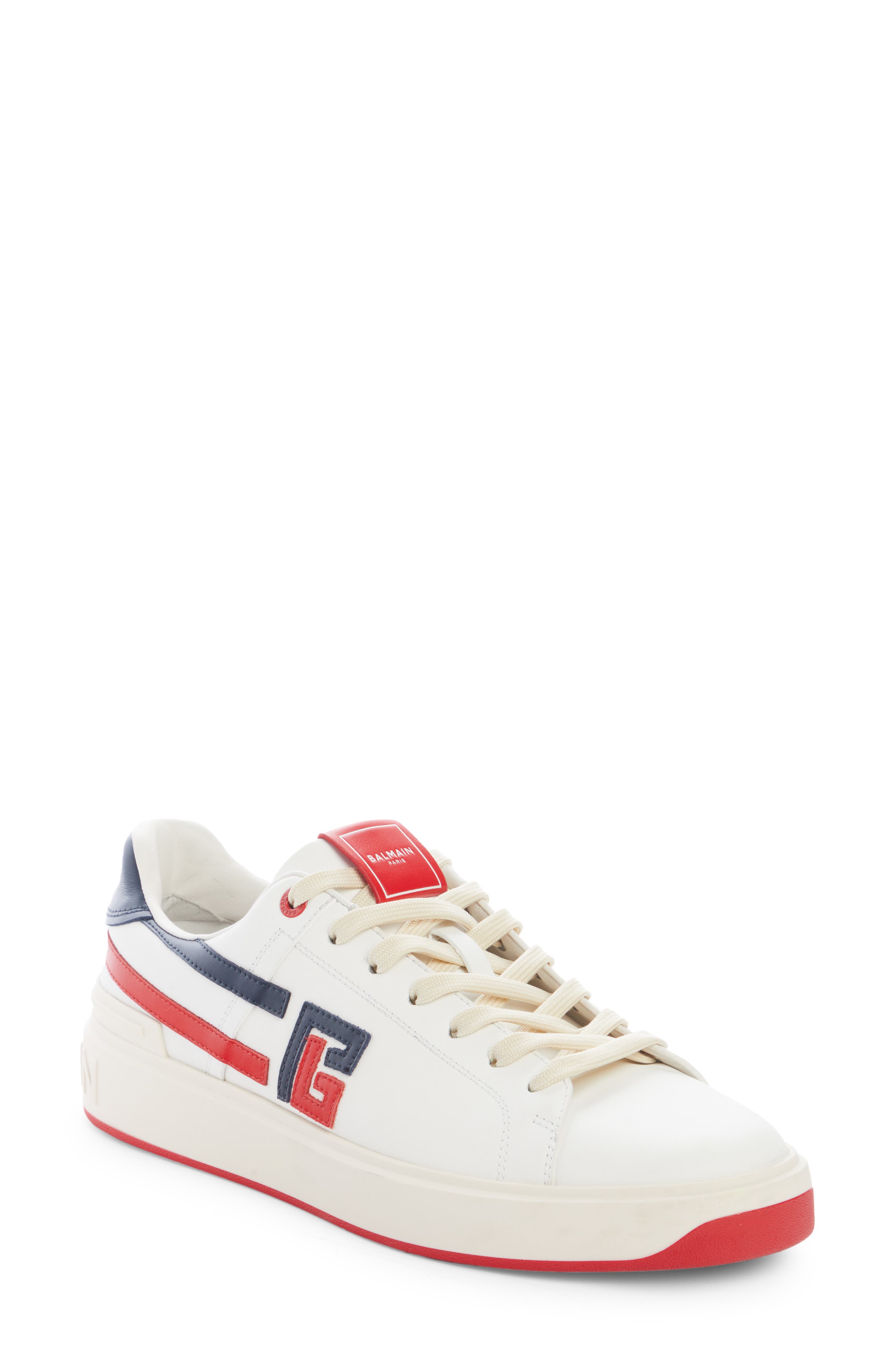 Balmain B-Court Sneaker, Main, color, 
