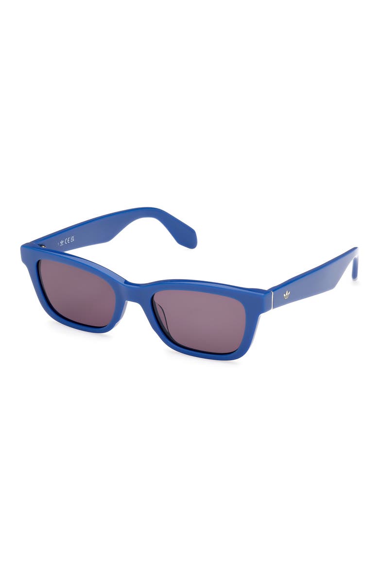 Navigator Sunglasses, Alternate, color, SHINY BLUE/ SMOKE