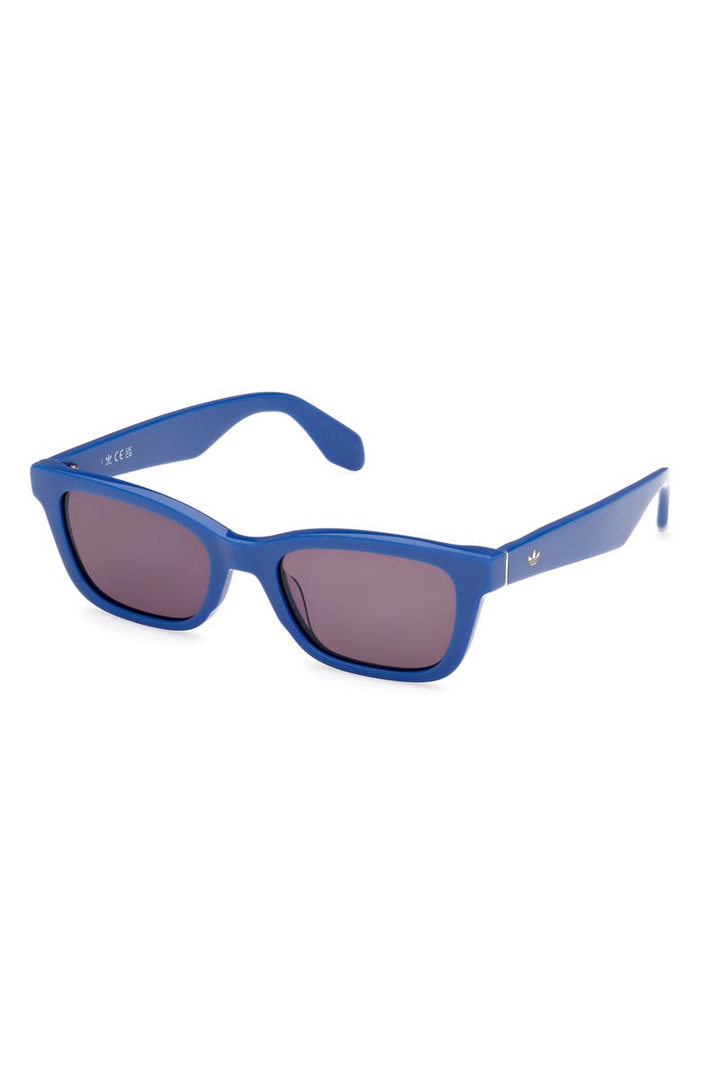 adidas Navigator Sunglasses, Alternate, color, Shiny Blue/ Smoke