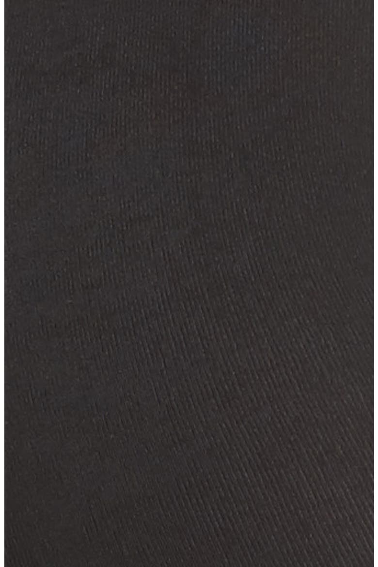 Fleece Lined Footless Tights, Alternate, color, BLACK