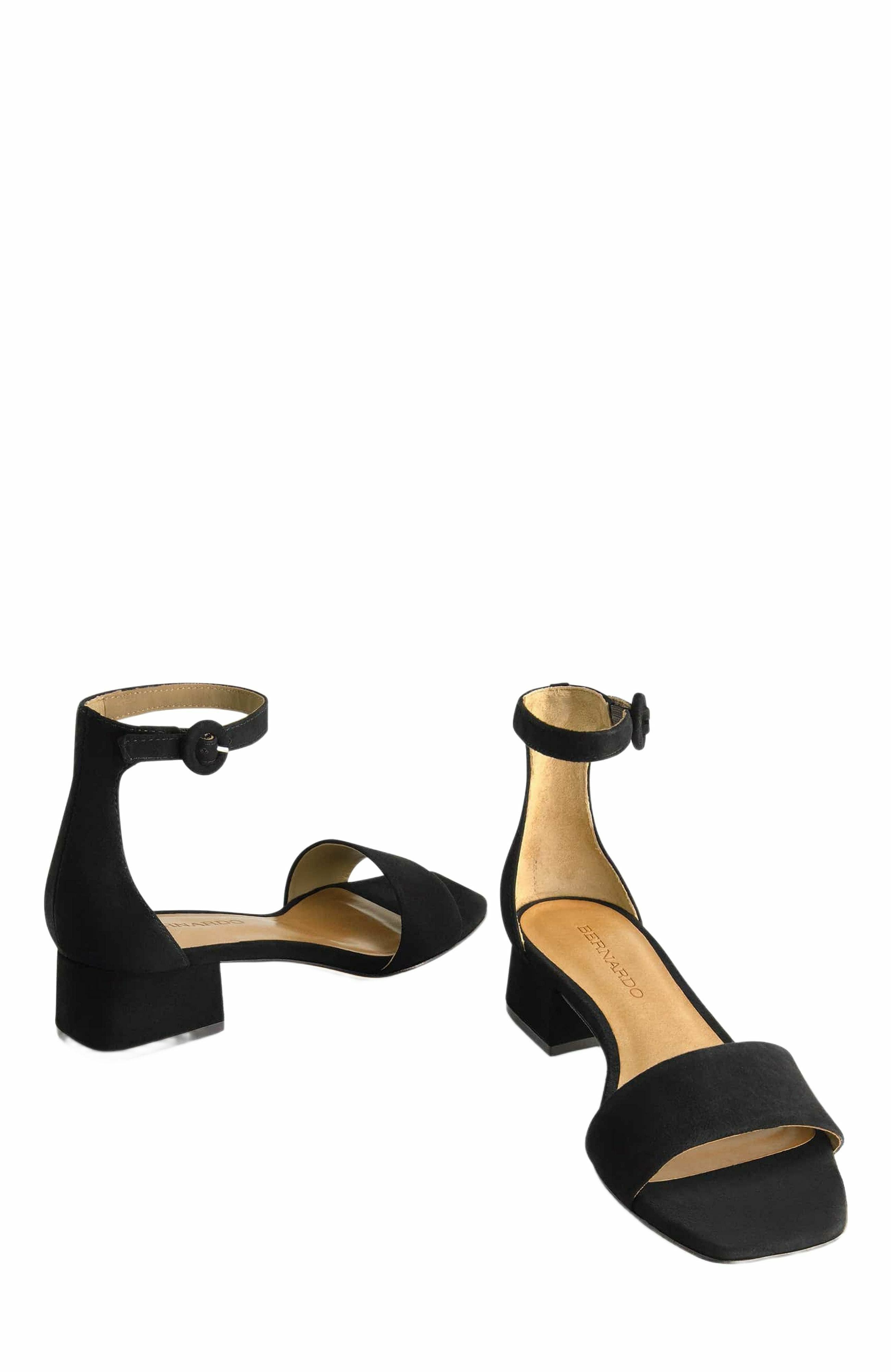 Bernardo Footwear Jalena Ankle Strap Sandal, Alternate, color, Black