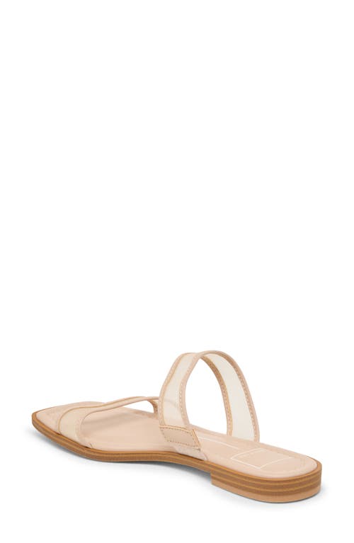 Dolce Vita Ivian Slide Sandal In Cream Mesh