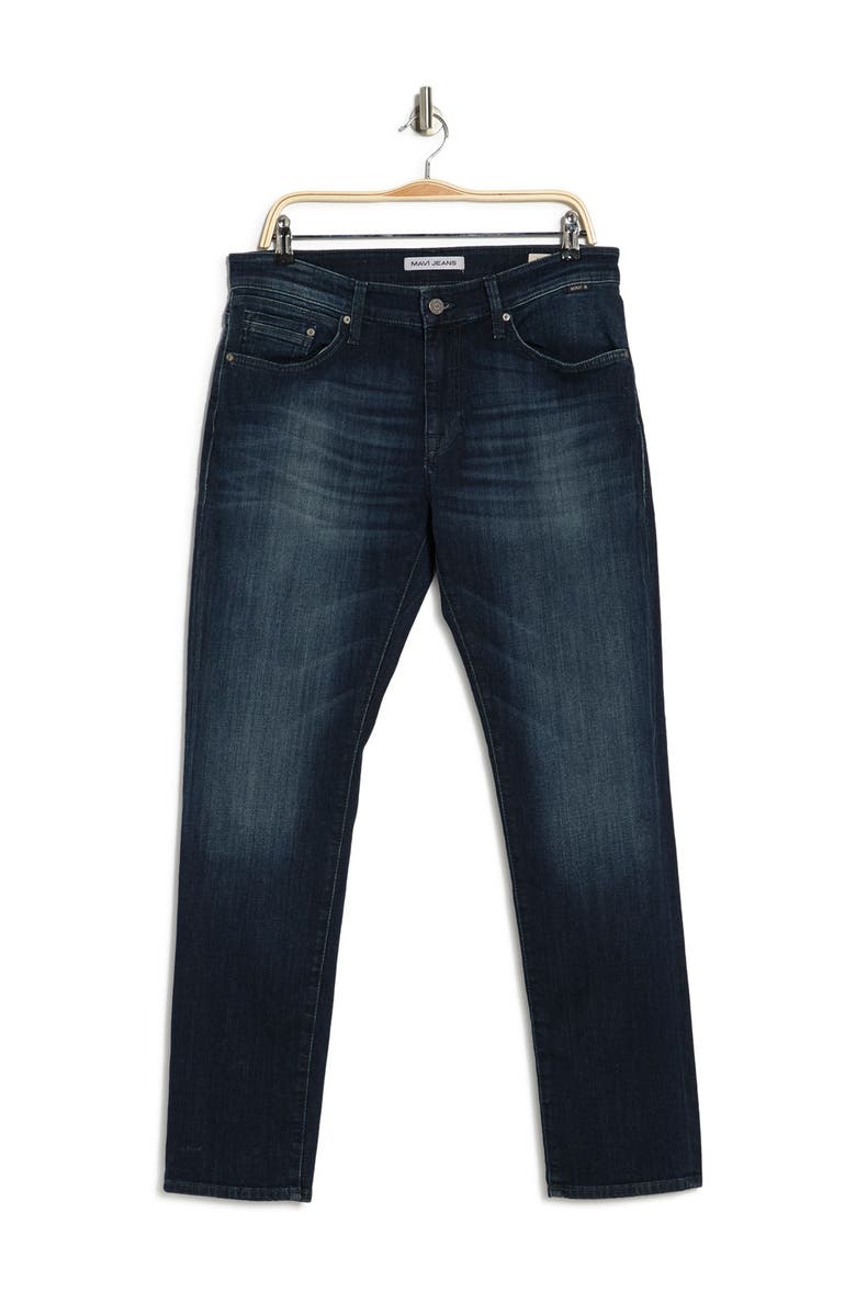 Mavi Jeans Marcus Brooklyn Slim Straight Leg Jeans - Inseam 30"-34", Alternate, color, Dark Tonal Brooklyn
