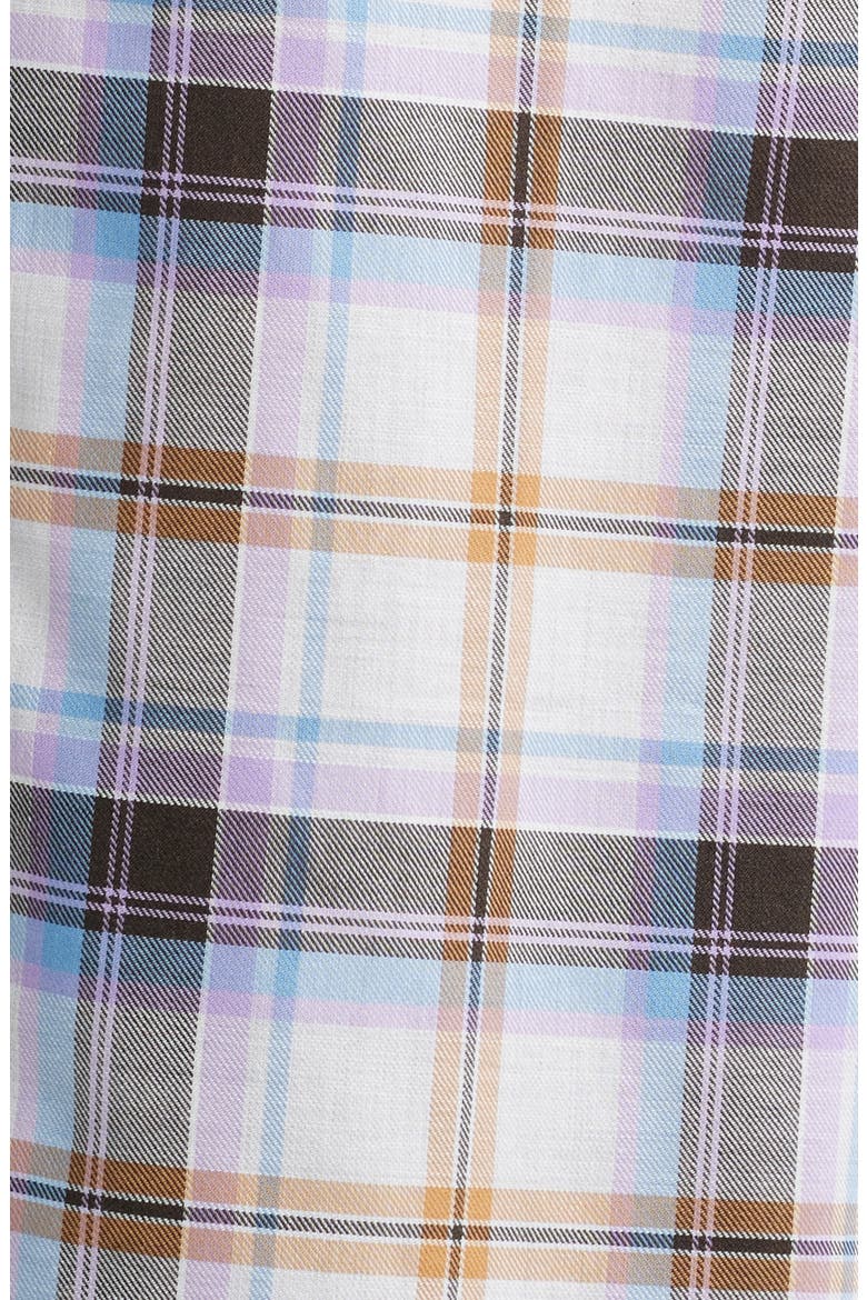 Riling Plaid Top Shelf Cotton Twill Button-Up Shirt, Alternate, color, LIGHT GRAY