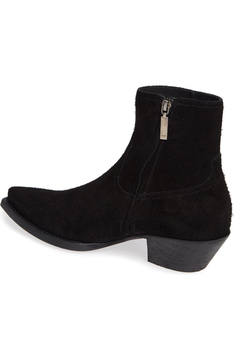 Saint Laurent Lukas 40 Zip Boot, Alternate, color,