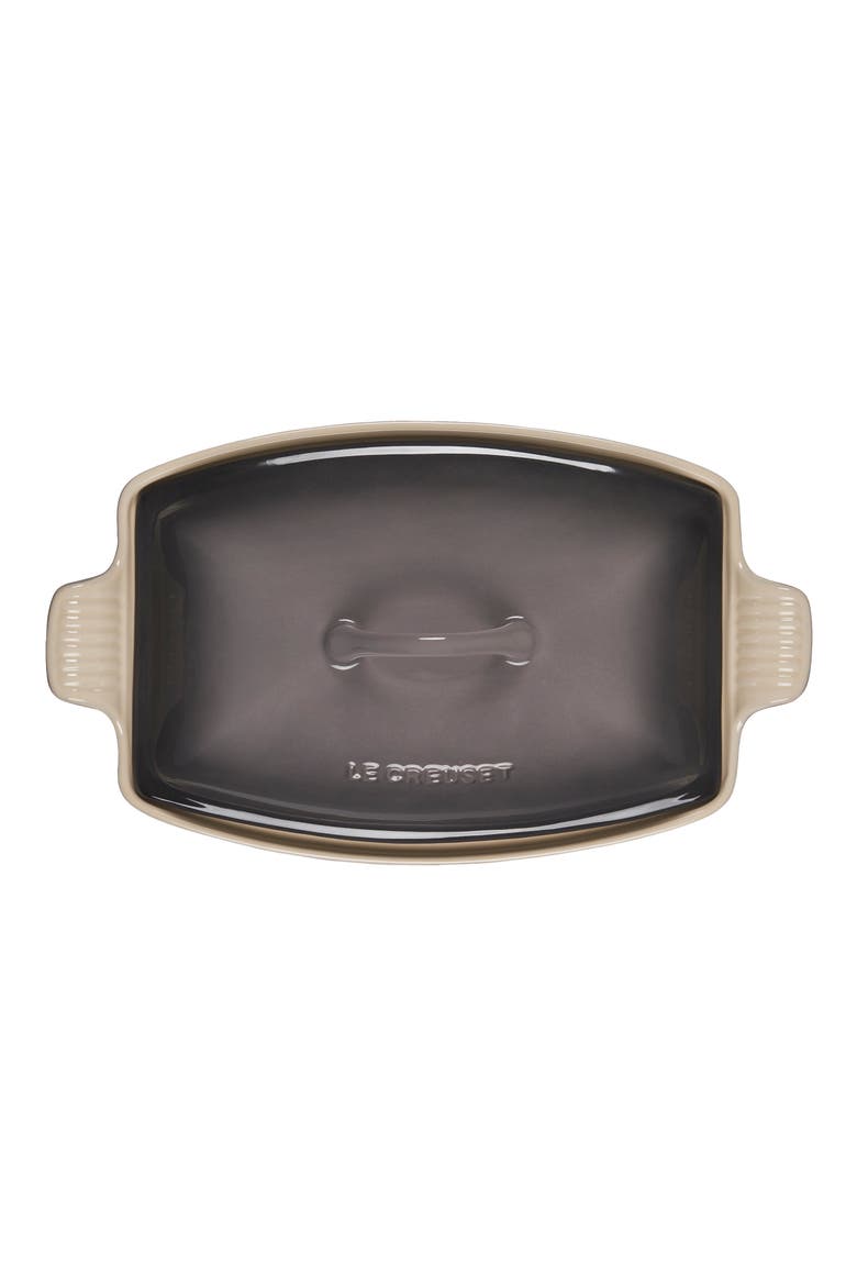Heritage Stoneware Deep Covered Baker, Alternate, color, OYSTER