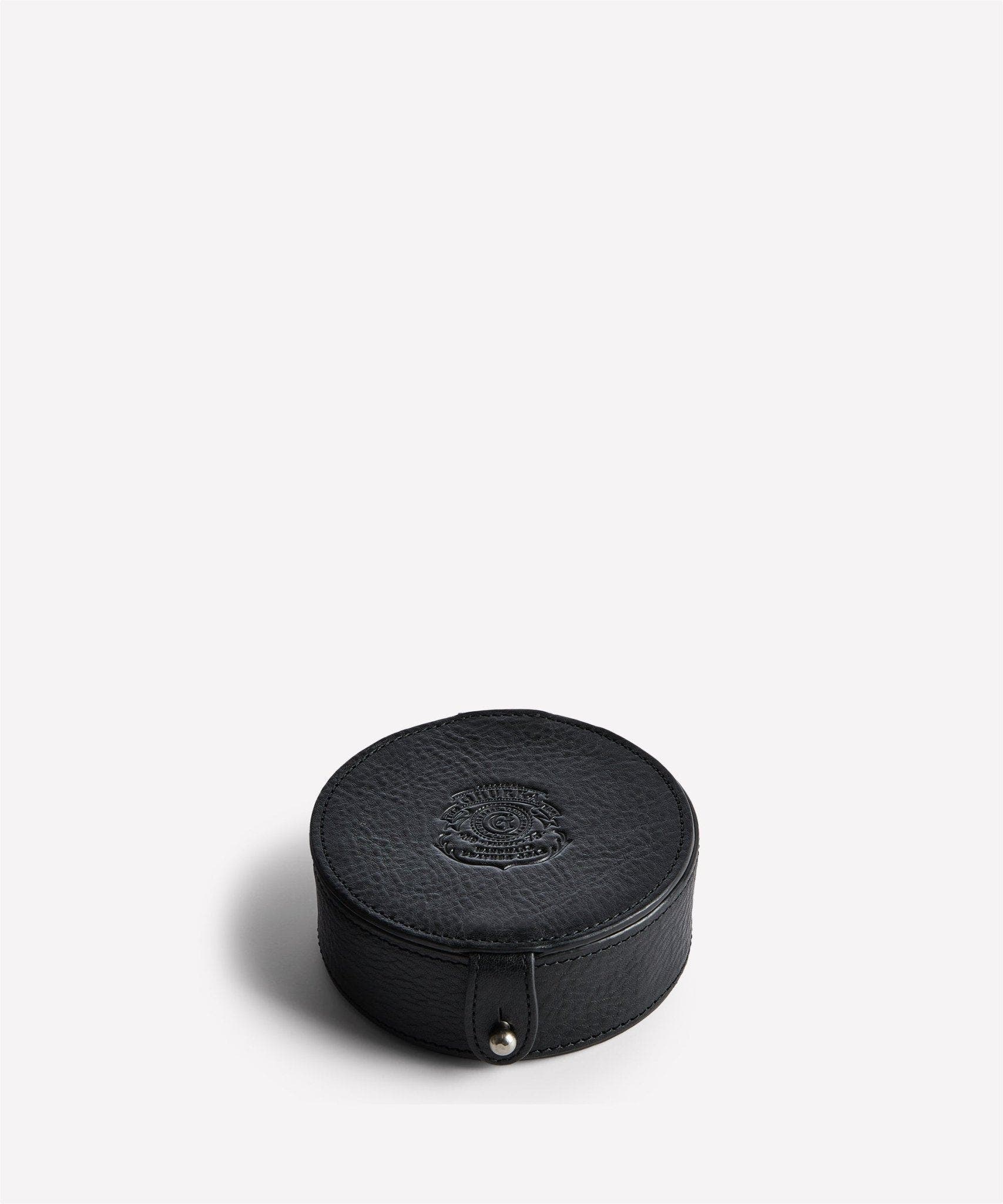 Ghurka Coaster Set No. 247 in Vintage Black Leather 