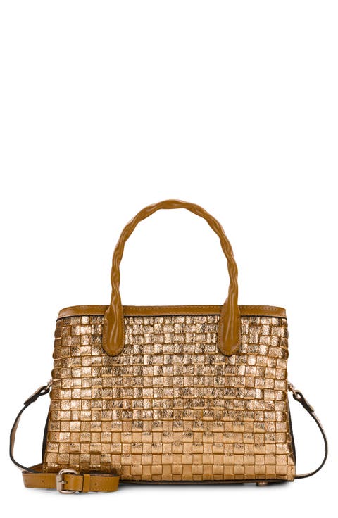 Genovese Woven Leather Tote