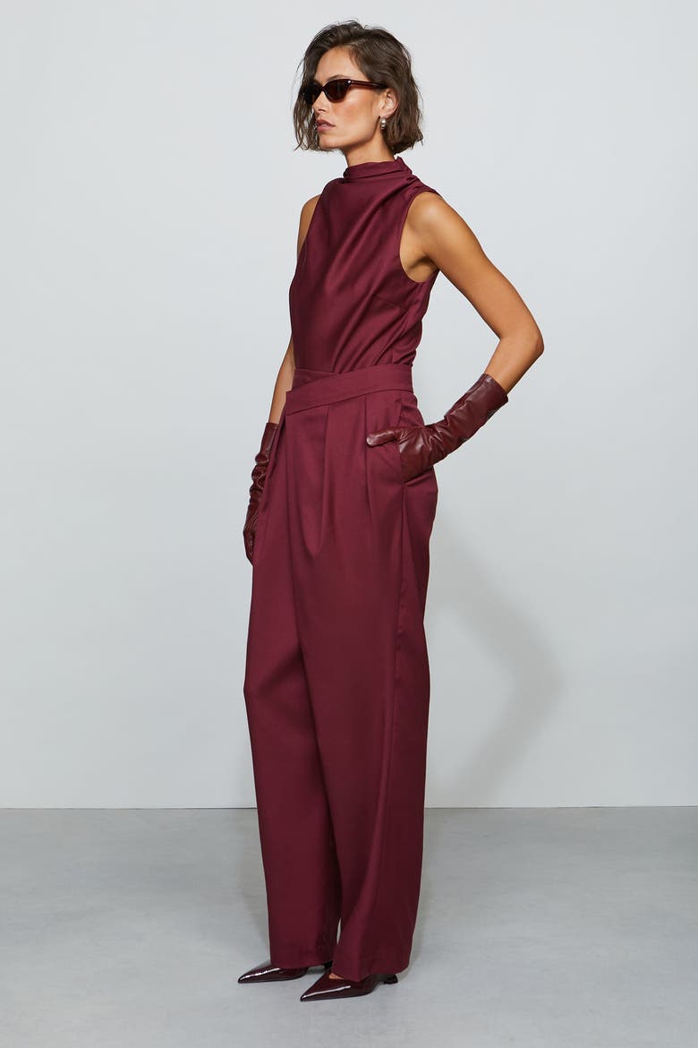 Monroe Bodysuit, Alternate, color, Ox Blood