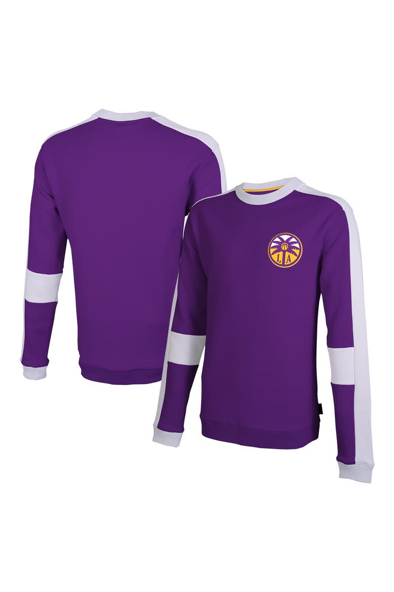 Unisex Stadium Essentials Purple Los Angeles Sparks Half Time Long Sleeve T-Shirt, Alternate, color, Purple