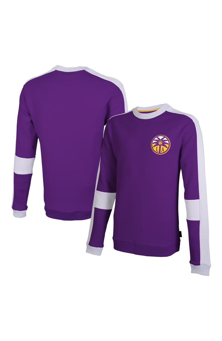 Stadium Essentials Unisex Stadium Essentials Purple Los Angeles Sparks Half Time Long Sleeve T-Shirt, Alternate, color, Purple