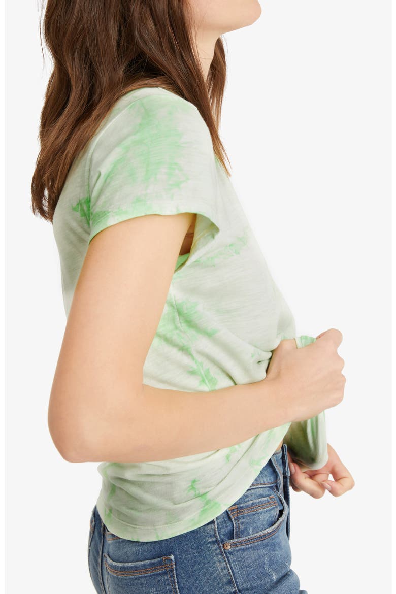 The Perfect Tie Dye T-Shirt, Alternate, color, PISTACHIO TIE DYE