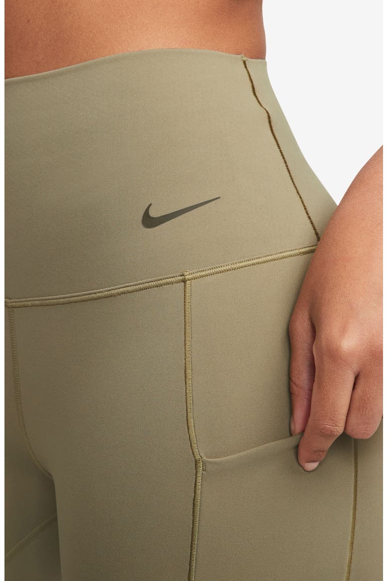 Universa Medium Support High Waist 7/8 Leggings, Alternate, color, NEUTRAL OLIVE/ BLACK