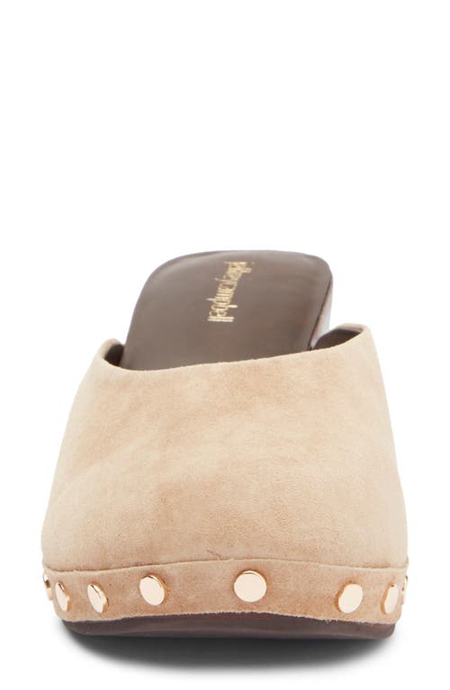 Jeffrey Campbell Cloguette Mule In Natural Suede